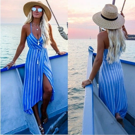 Boho Maxi Dresses Beach Party Cocktail Summer Evening  Women Long Dress Sundress